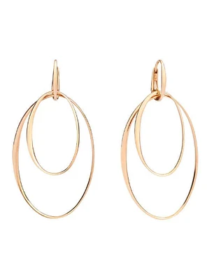 18k Rose Gold Link Earrings