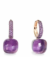 Nudo Amethyst & Jade Earrings