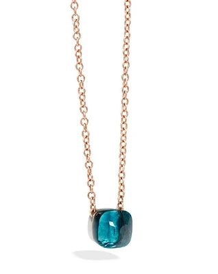 Nudo Petit Necklace with Lindon Blue Topaz Pendant