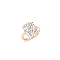 Sabbia Rose Gold Diamonds Ring