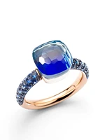 Nudo London Blue Topaz & Blue Sapphire Ring