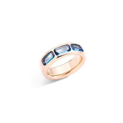 Iconica London Blue Topazes Ring