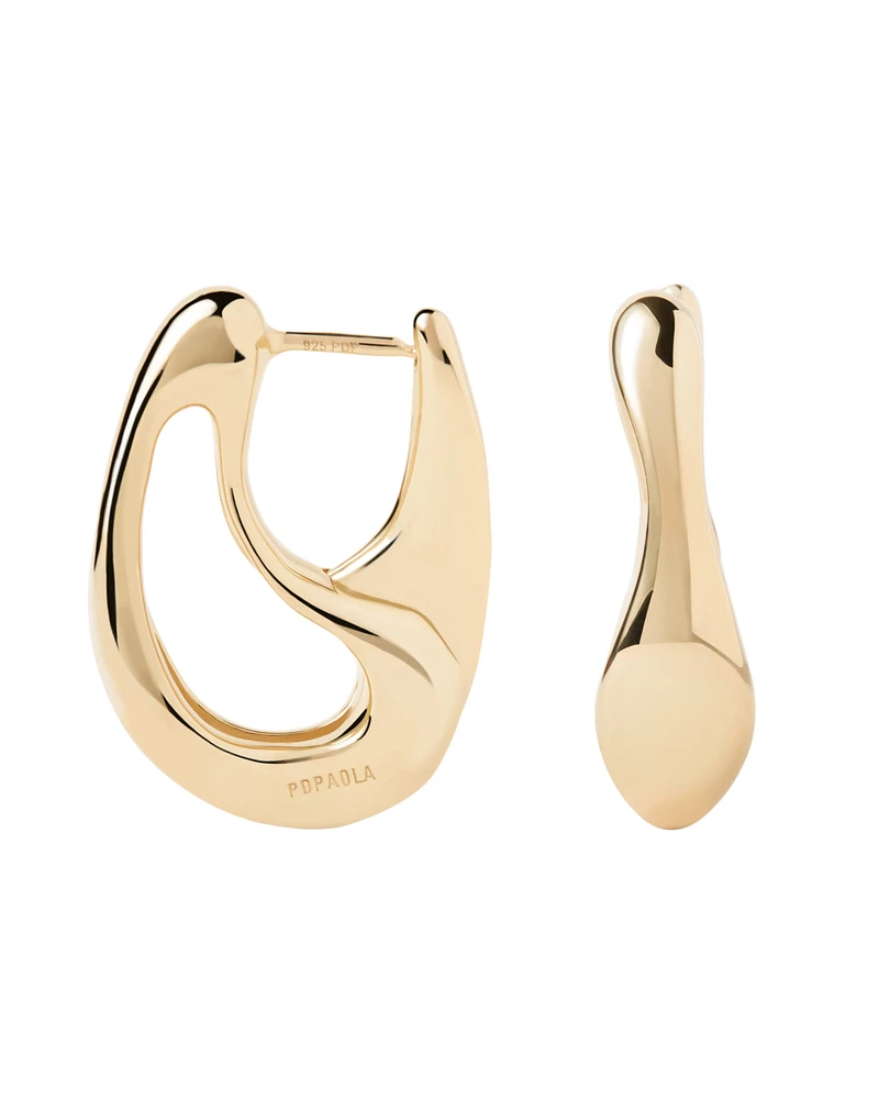 PDPAOLA Brisa Hoop Earrings