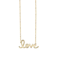 Pure Gold Large Love Necklace