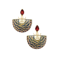 Egypt Marquetry Earrings