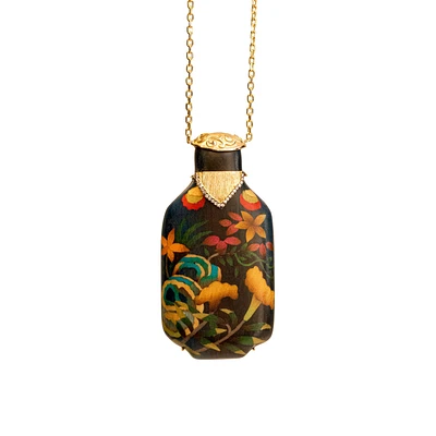 Marquetry Bottle Necklace