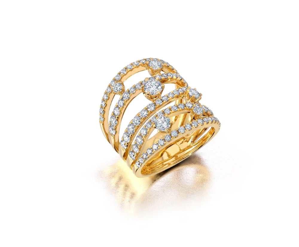 Diamond Rio Cage Ring