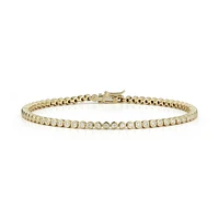 Lulu Jack Bezel Tennis Gold Bracelet