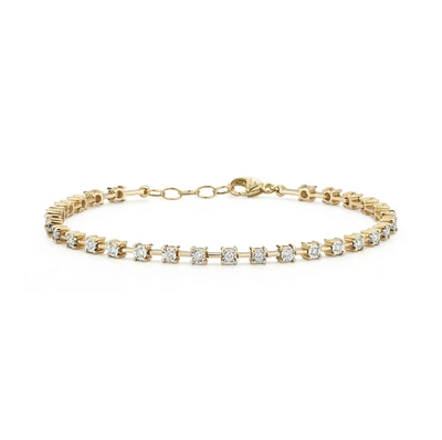 Ava Bea Interval Tennis Bracelet