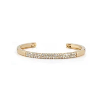 Dana Rebecca Sylvie Rose Large Diamond 14K Yellow Gold Cuff Bracelet
