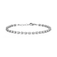 14K yellow gold Interval Tennis Bracelet