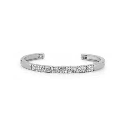 Sylvie Rose Large Diamond 14K White Gold Cuff Bracelet