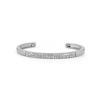 Sylvie Rose Large Diamond 14K White Gold Cuff Bracelet