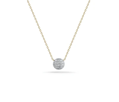 Lauren Joy Mini Disc Necklace 16'