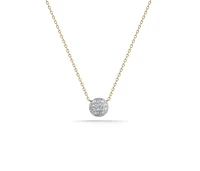 Lauren Joy Mini Disc Necklace 16'