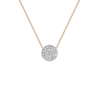 Lauren Joy Medium Disc Necklace 18'