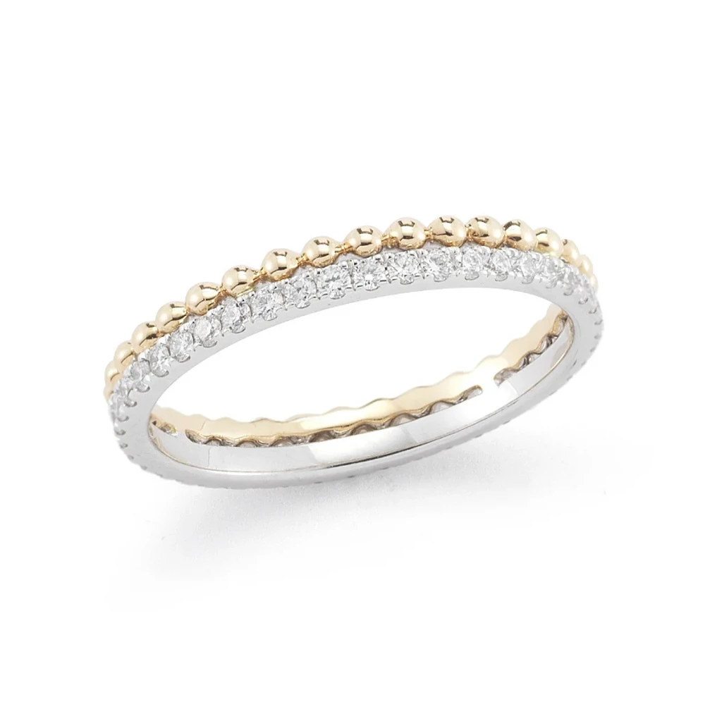 Poppy Rae Diamond Pebble Gold Ring