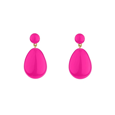 Mini Pink  Drop Earrings