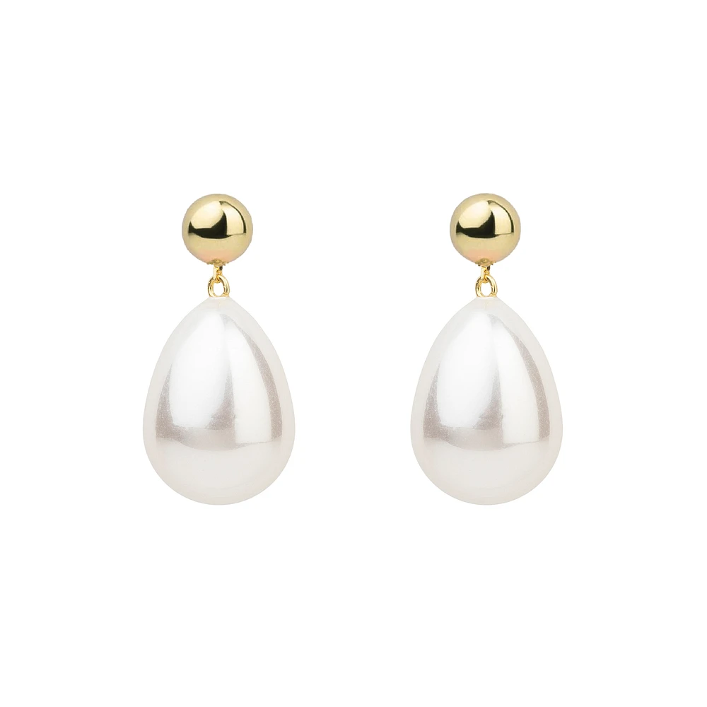 Mini YGPB Pearl Drop Earrings
