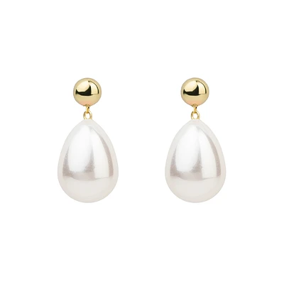 Mini YGPB Pearl Drop Earrings