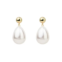 Mini YGPB Pearl Drop Earrings