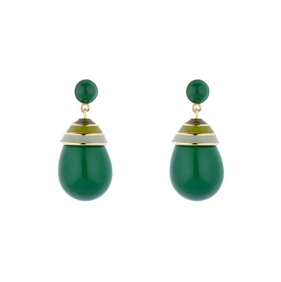 Mini Colourful Multi Stripped Drop Earrings