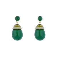 Mini Colourful Multi Stripped Drop Earrings