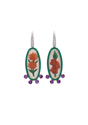 Garden Eden: Begonia Earrings