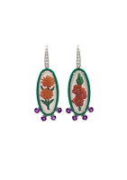 Garden Eden: Begonia Earrings