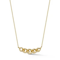 Remi Florence Curved Chain Link Necklace