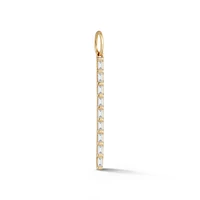 14KYG Sadie Pearl Baguette Charm