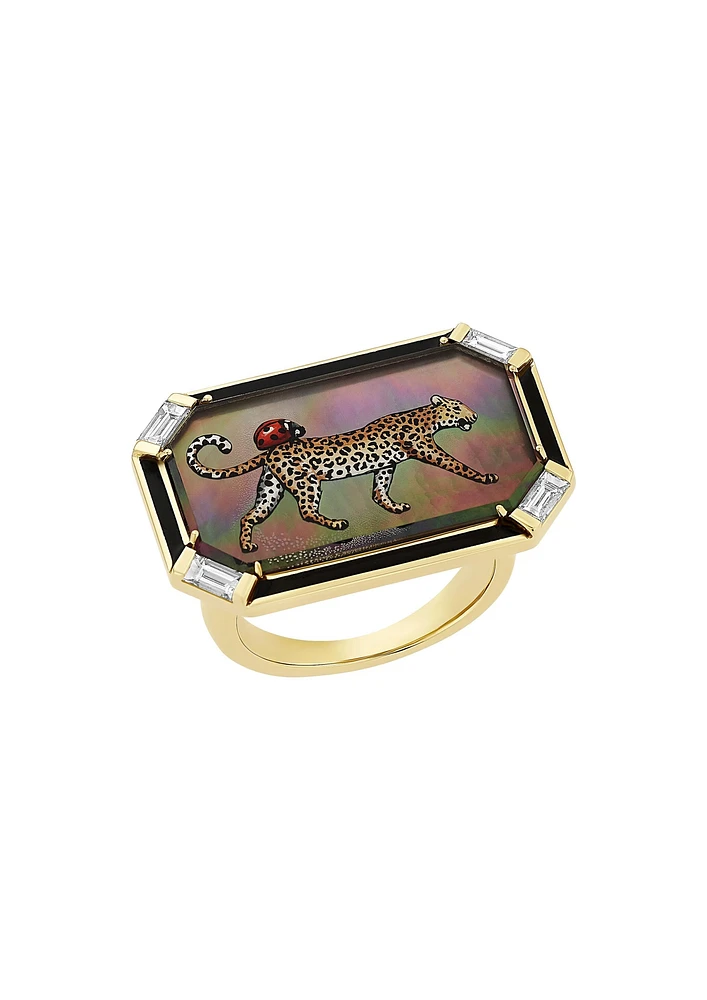 Close Encounters: Make a Wish, Shopping Time Leopard Ring size 6.25