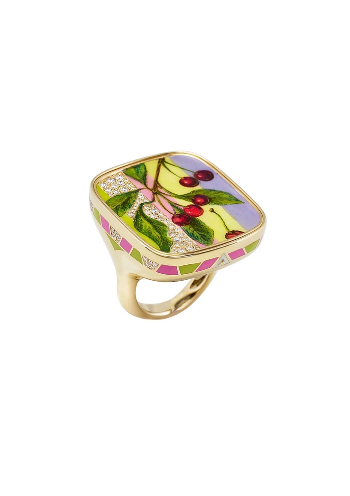 Change Your Stripes: Cherries of Passion Ring size 6.25