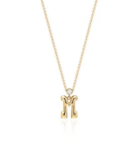 "Sanse" Necklace Letter M