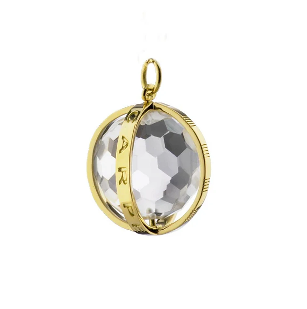 "Carpe Diem" Necklace in Gold, Large
