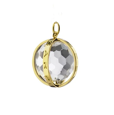 "Carpe Diem" Necklace in Gold, Large