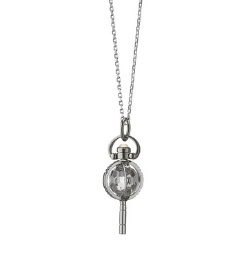 Charmed Life Miniature Carpe Diem Pocket Watch Charm & Chain Necklace