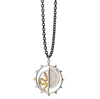 Never Fear Medallion Necklace 24" Length