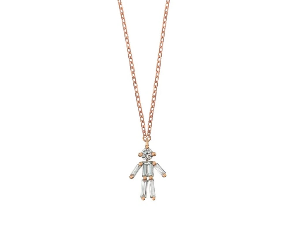Boy Rose Gold Necklace