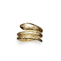 18K Double Serpent Ring size 7