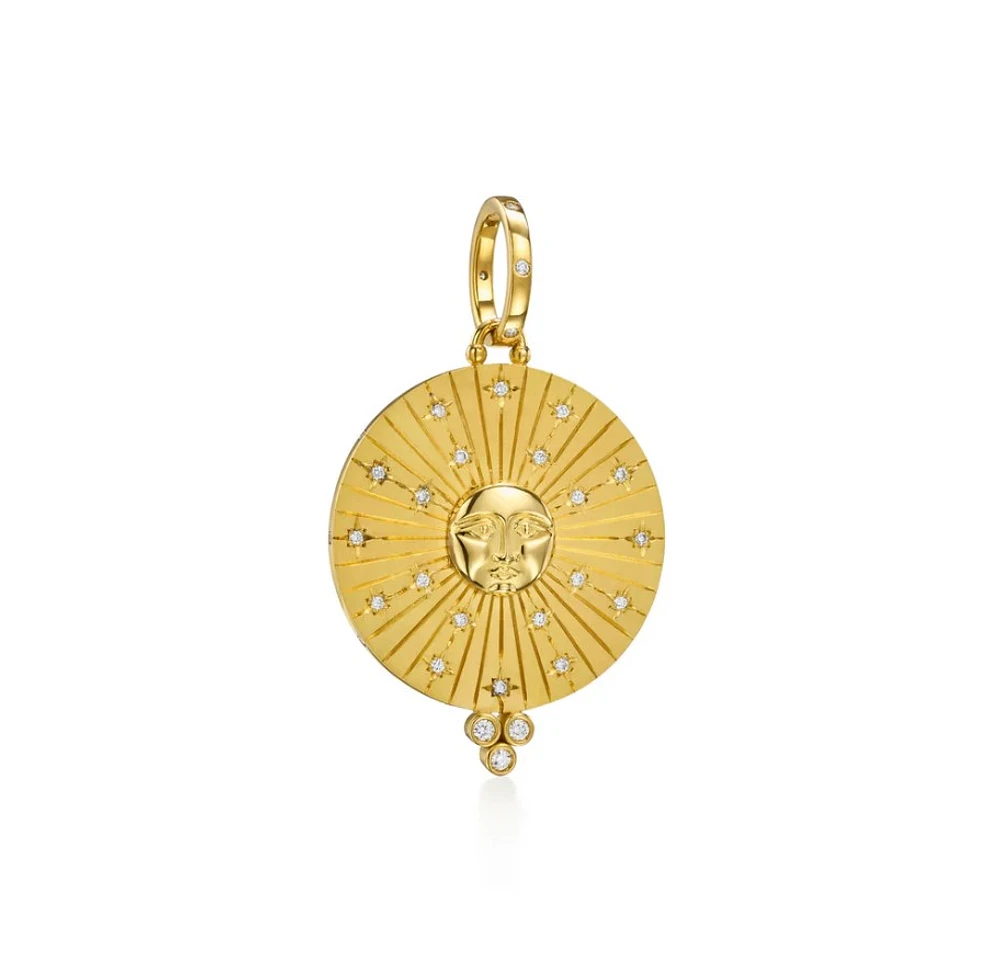 18K Large Sole Pendant