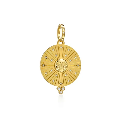 18K Large Sole Pendant