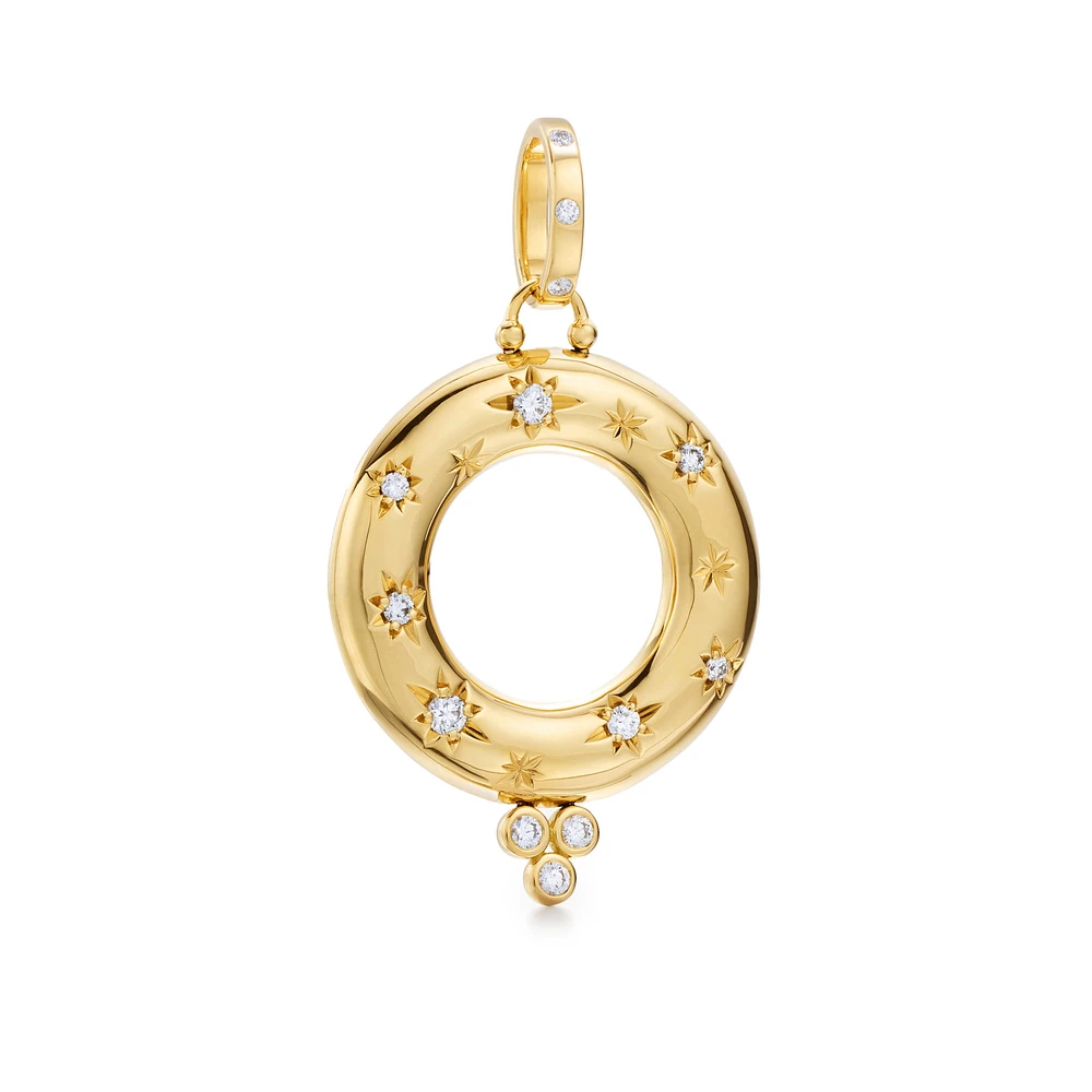 18K Cosmos Jean D'Arc Pendant