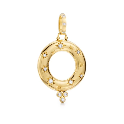 18K Cosmos Jean D'Arc Pendant
