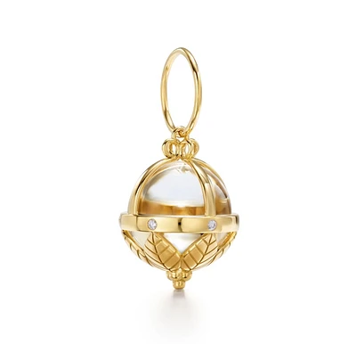 18K Yellow Gold Round Arcadia Amulet