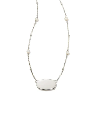 Elisa Pearl 18k Gold Vermeil Pendant Necklace Freshwater Cultured