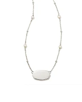 Elisa Pearl 18k Gold Vermeil Pendant Necklace Freshwater Cultured