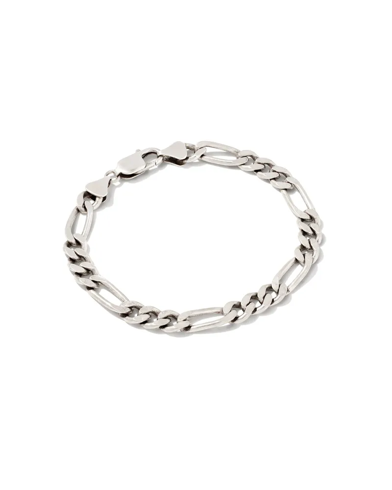 Figaro Chain Bracelet 18k Gold Vermeil