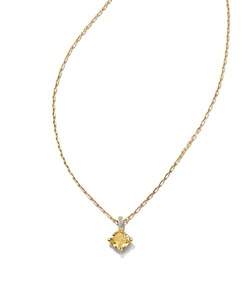 Cross 14k White Gold Pendant Necklace in White Diamonds | Kendra Scott