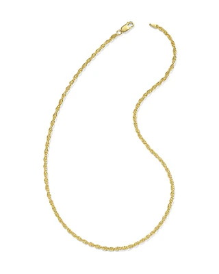 Ryan 20" Rope Chain Necklace 18k Gold Vermeil